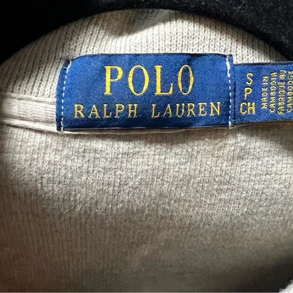 POLO RALPH LAUREN Double Knit Mockneck Sweatshirt- S - Picture 8 of 8